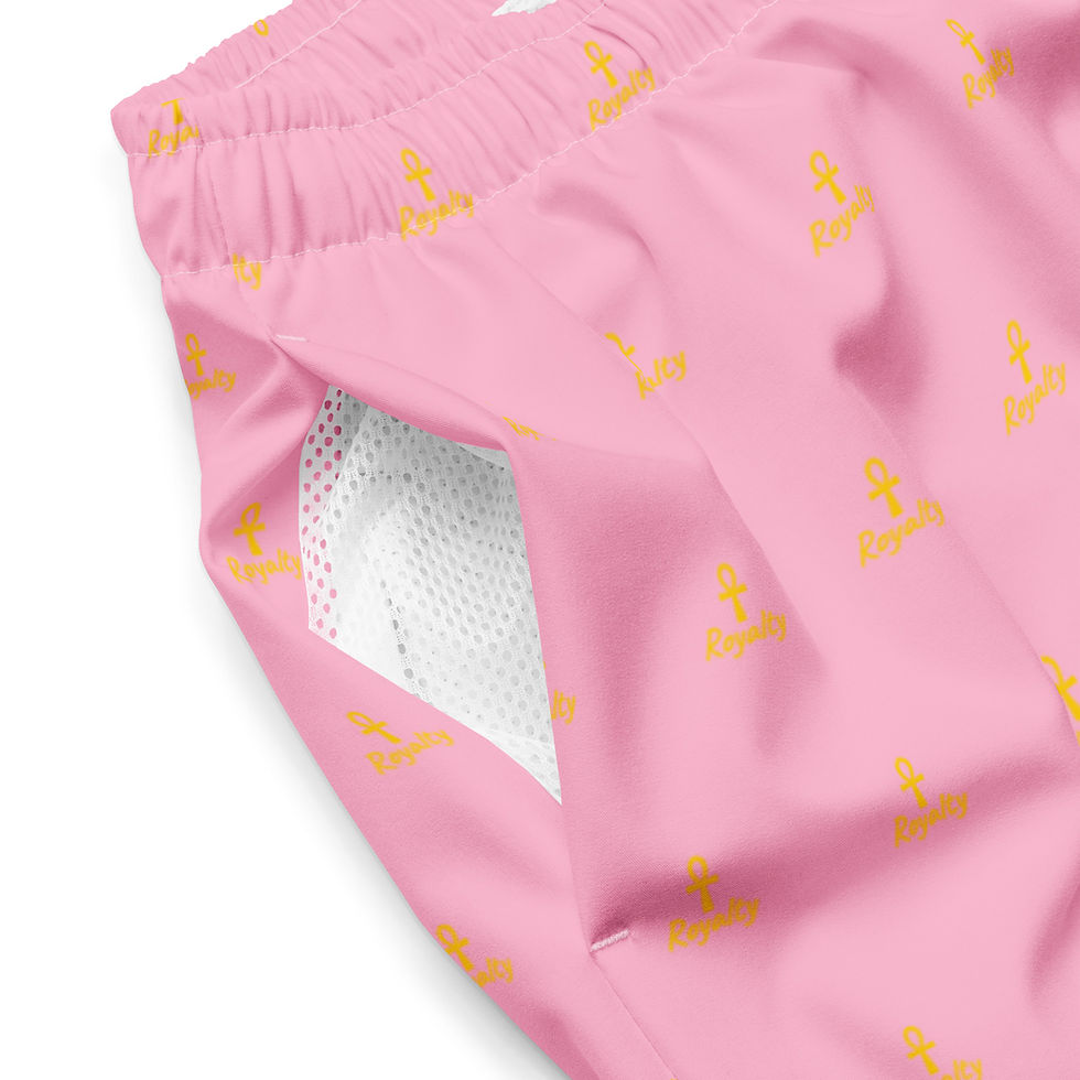 Thumbnail: Baby Pink Royalty Swim Trunks