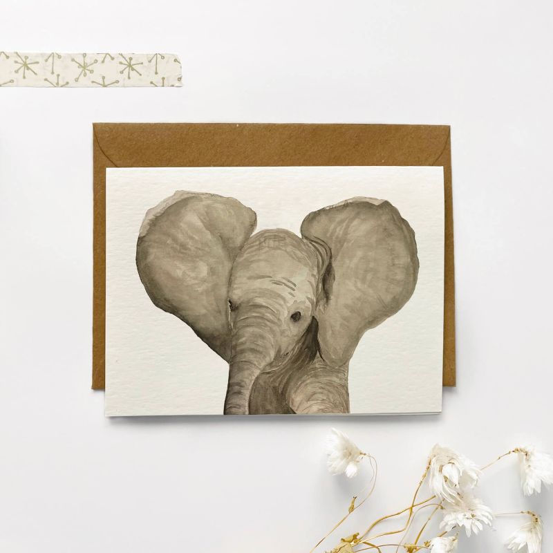 Gevouwen kaart | Olifant