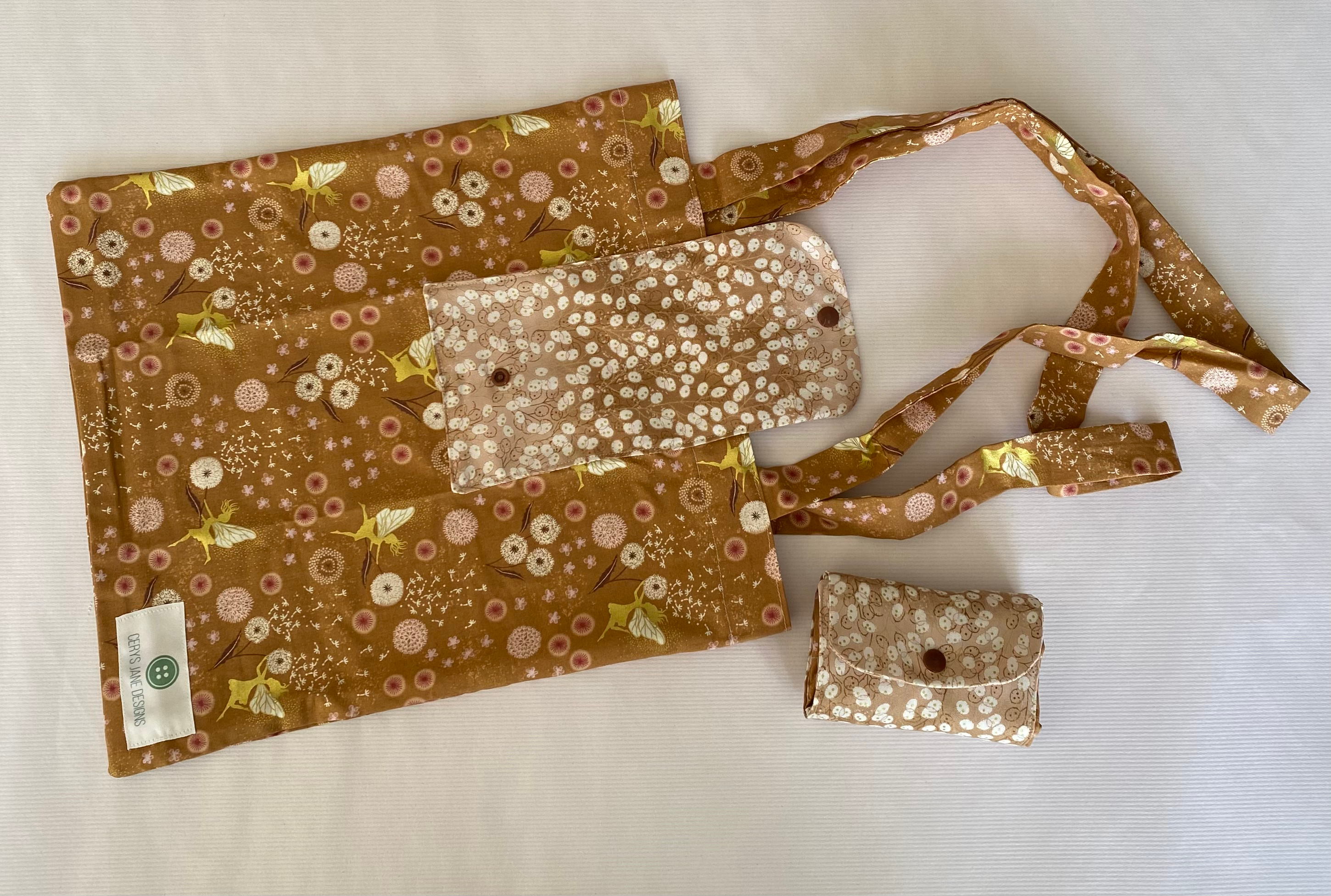 Folding tote bag - Golden Fairy