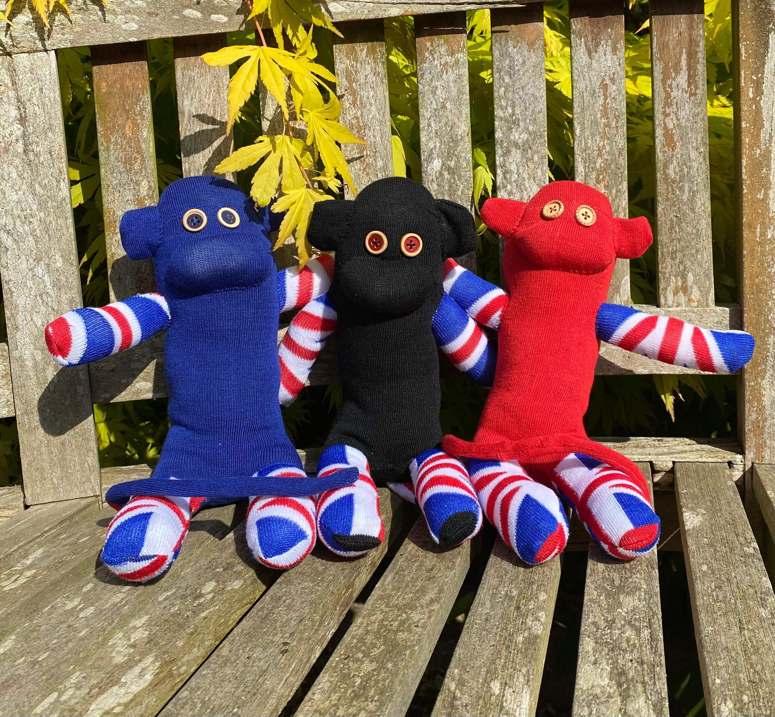Union Jack Sock Monkey