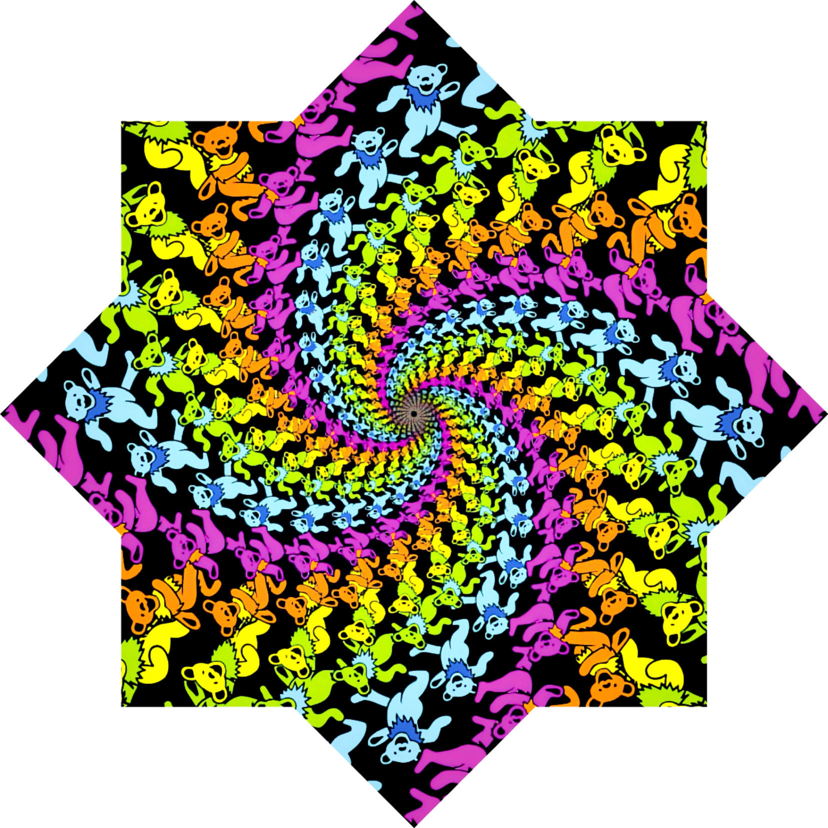 Neon Bears Flow Star