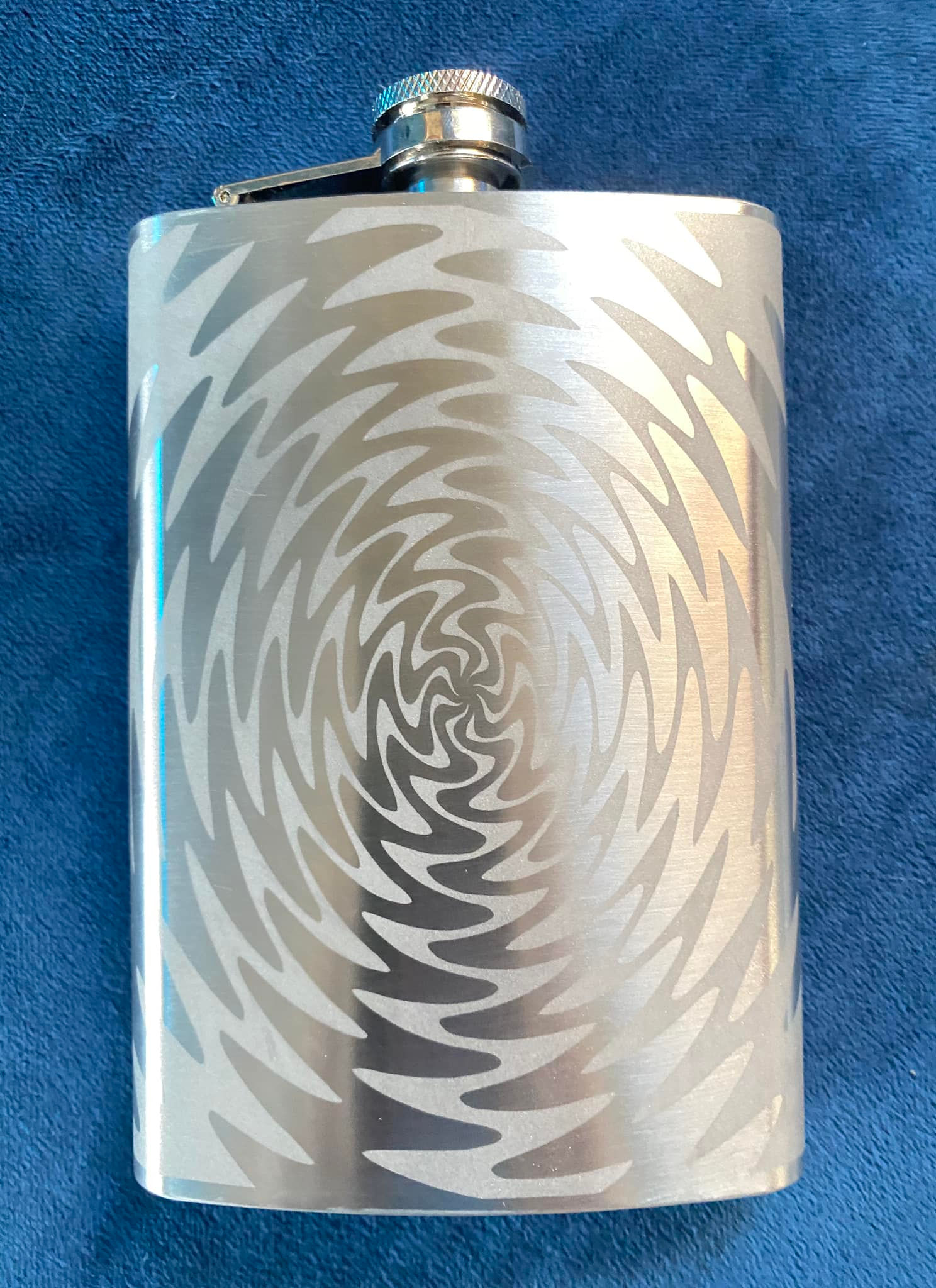 Sandblasted Flask 8oz