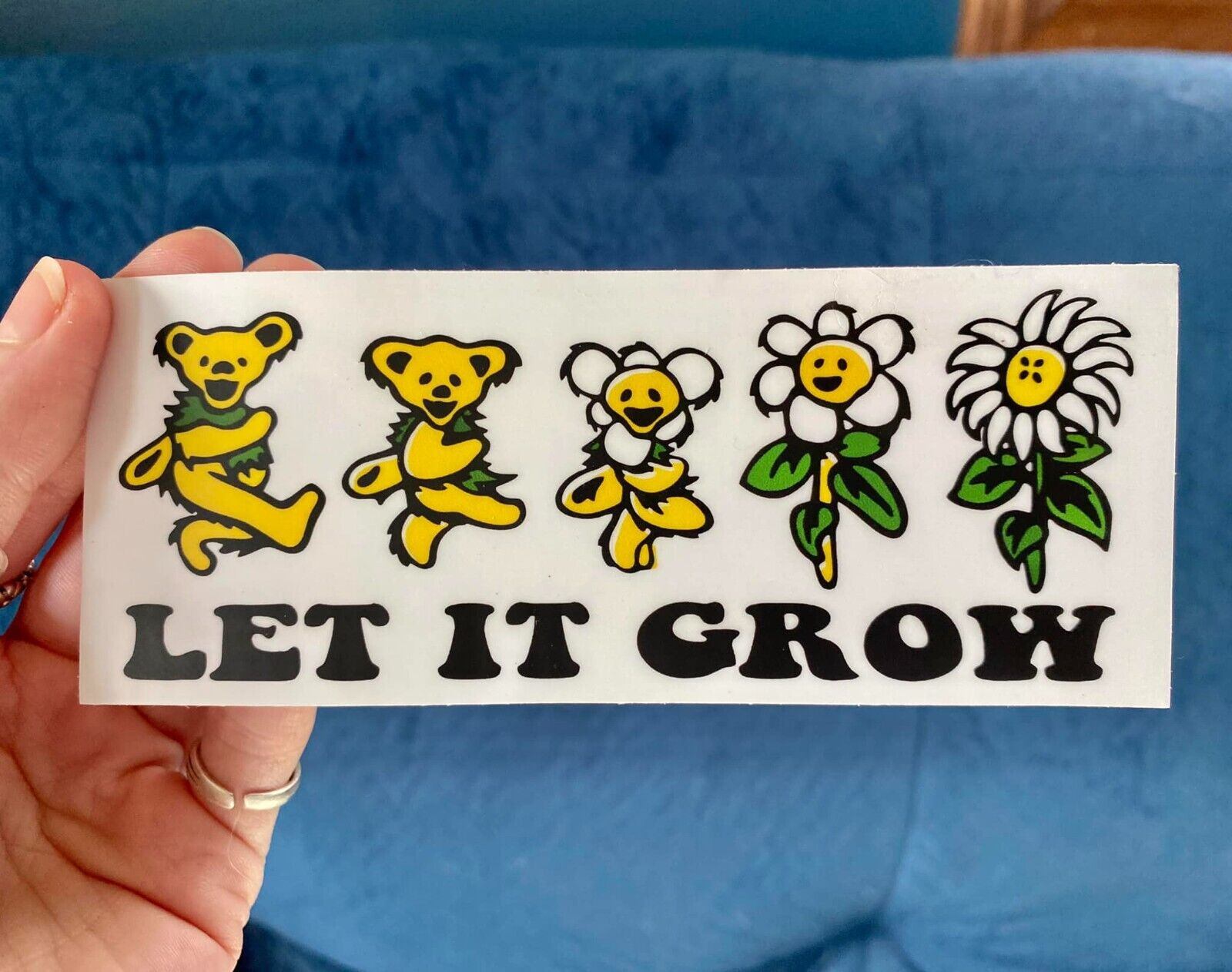 Let It Grow Sticker