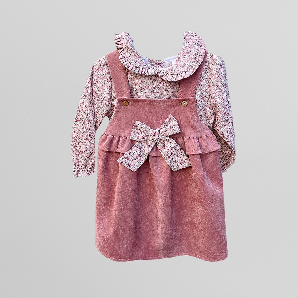 Miniatura: Conjunto Vestido bombazine + camisola de menina