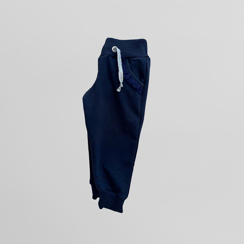 Thumbnail: 2-piece tracksuit with fleece inside and tulle