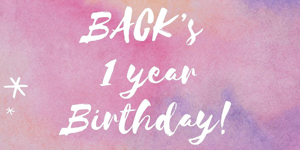 Groove Back 1 year Birthday celebrations!