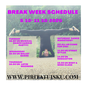 #29th week BREAK WEEK & DANCE MARATHON!!