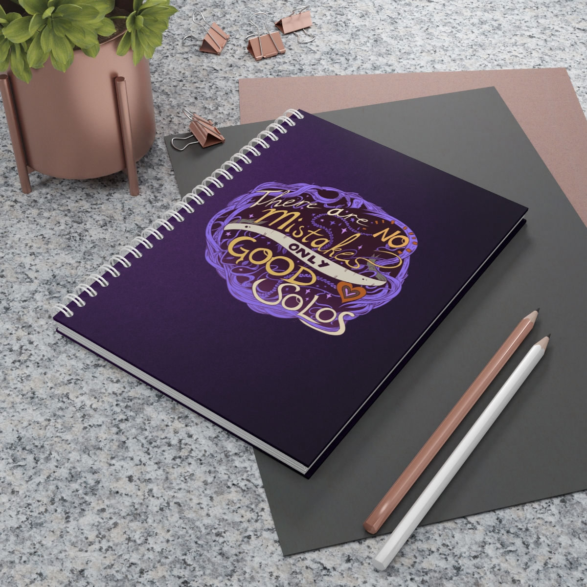 Spiral Notebook - Inspirational Quotes Design