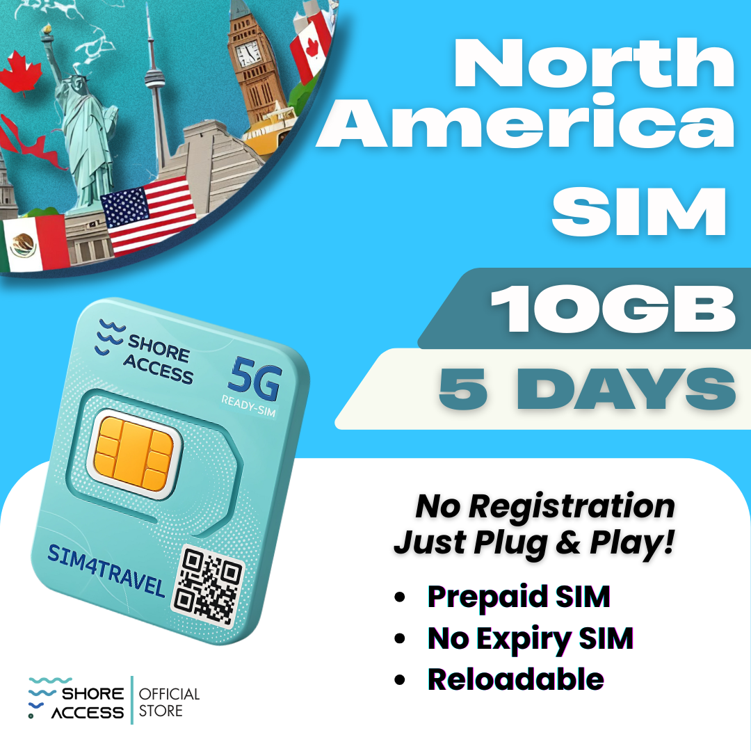 North America 10GB 5 days