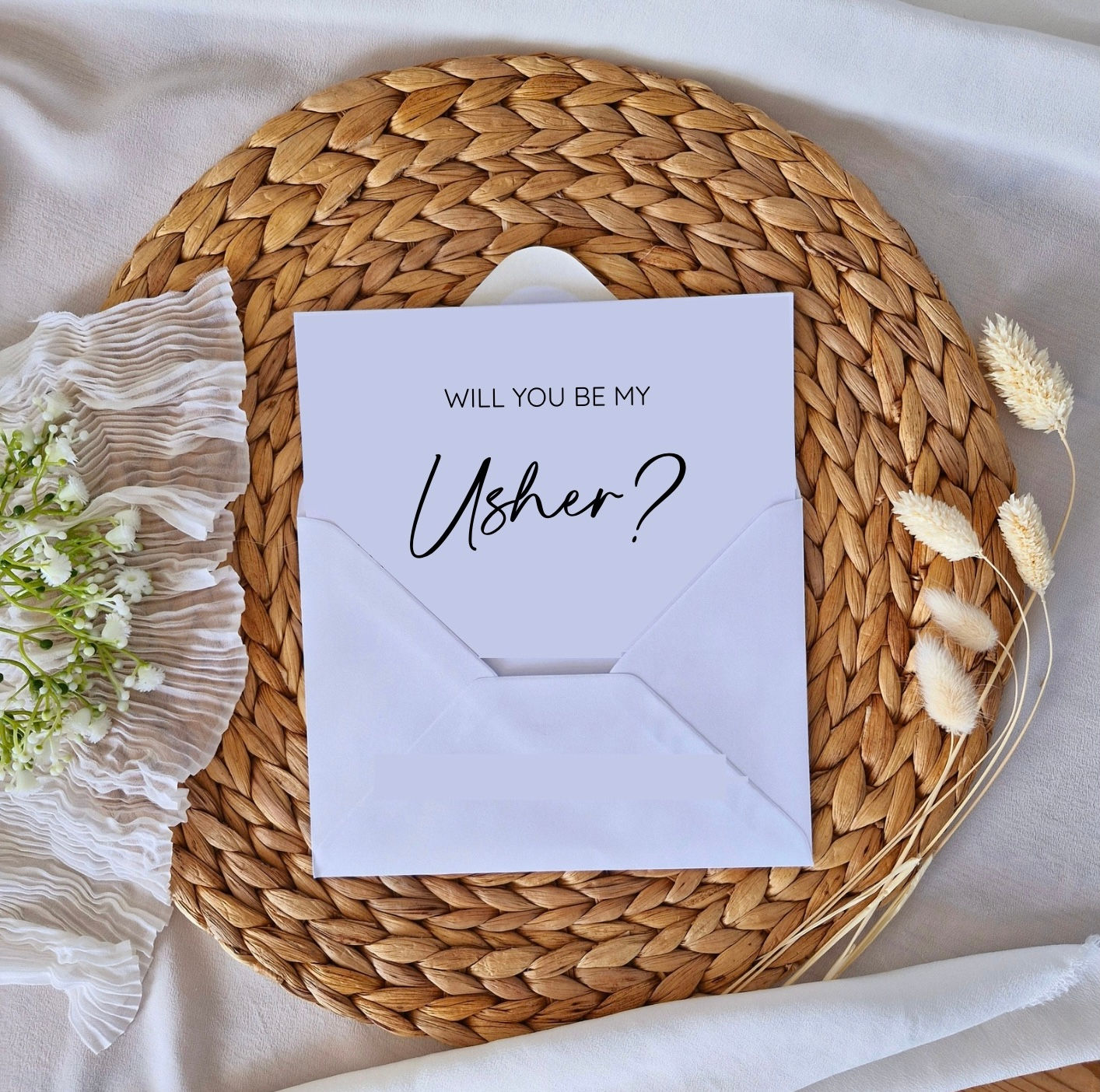 Will You Be My Usher? Card