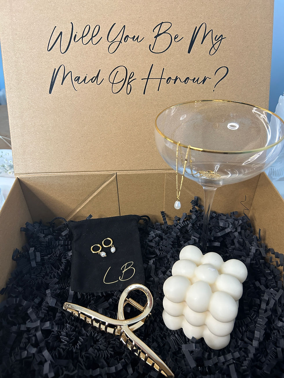Thumbnail: Empire Bridal Party Proposal Box