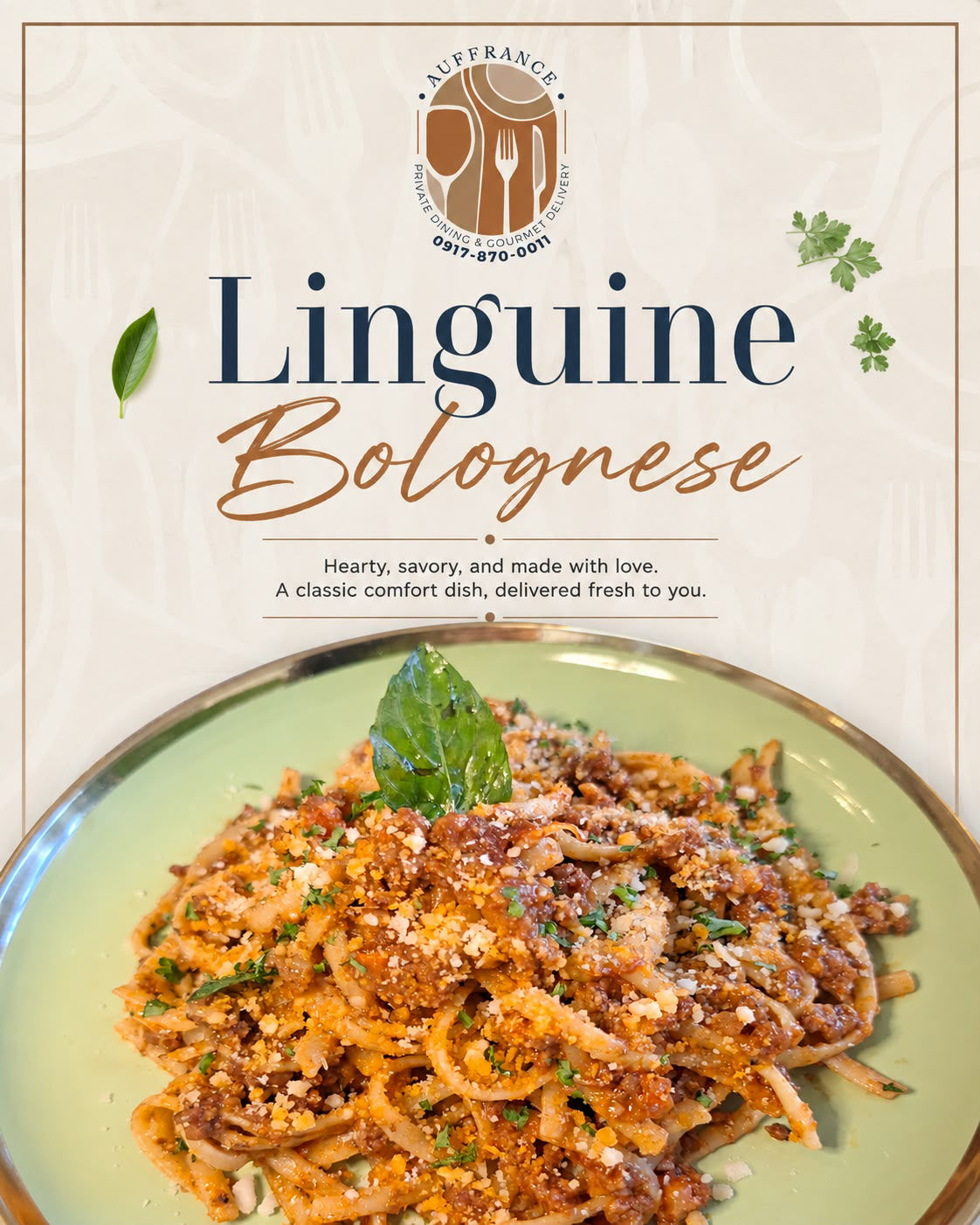 Linguine Bolognese 