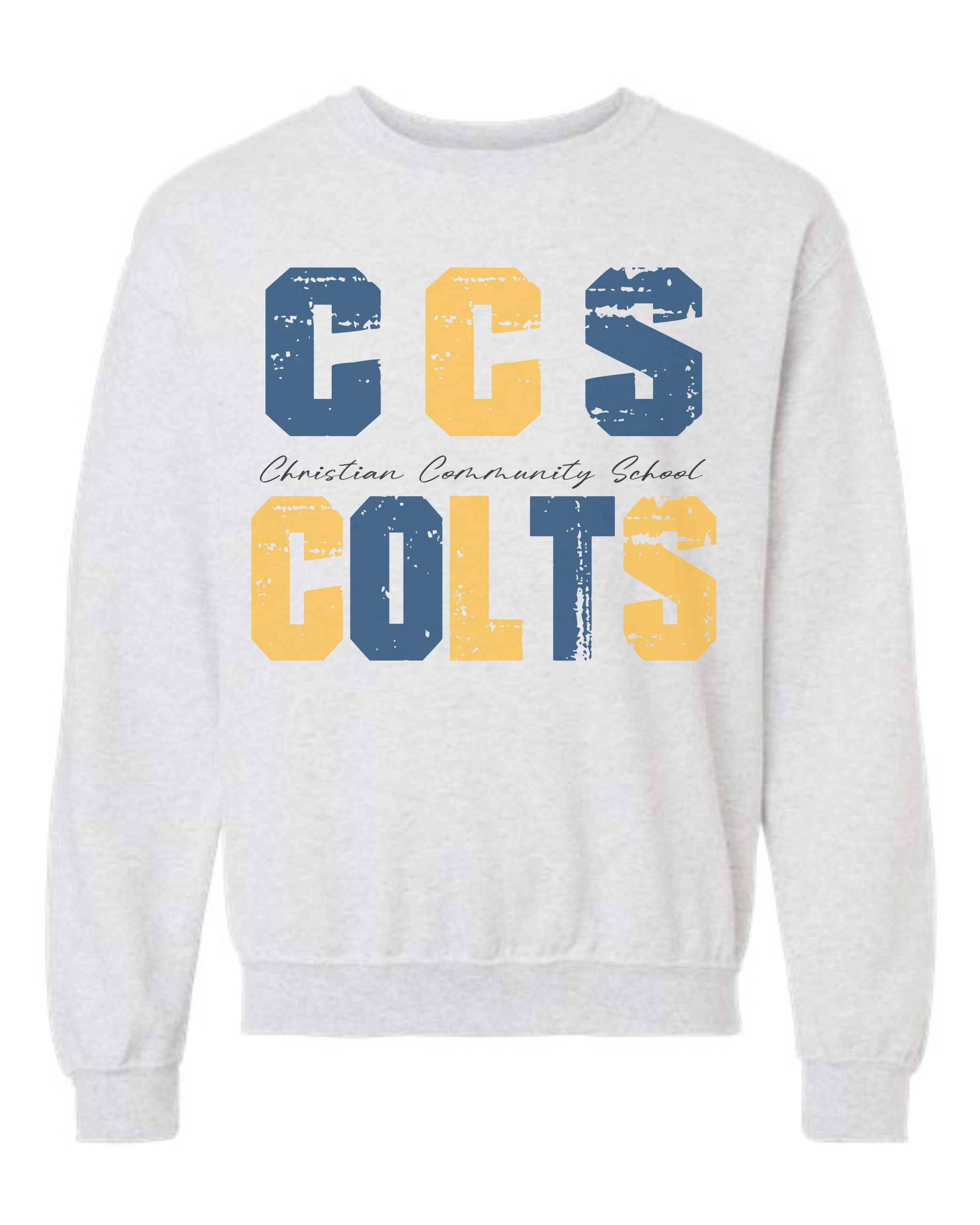 Vintage Cursive Crewneck/ Long Sleeve