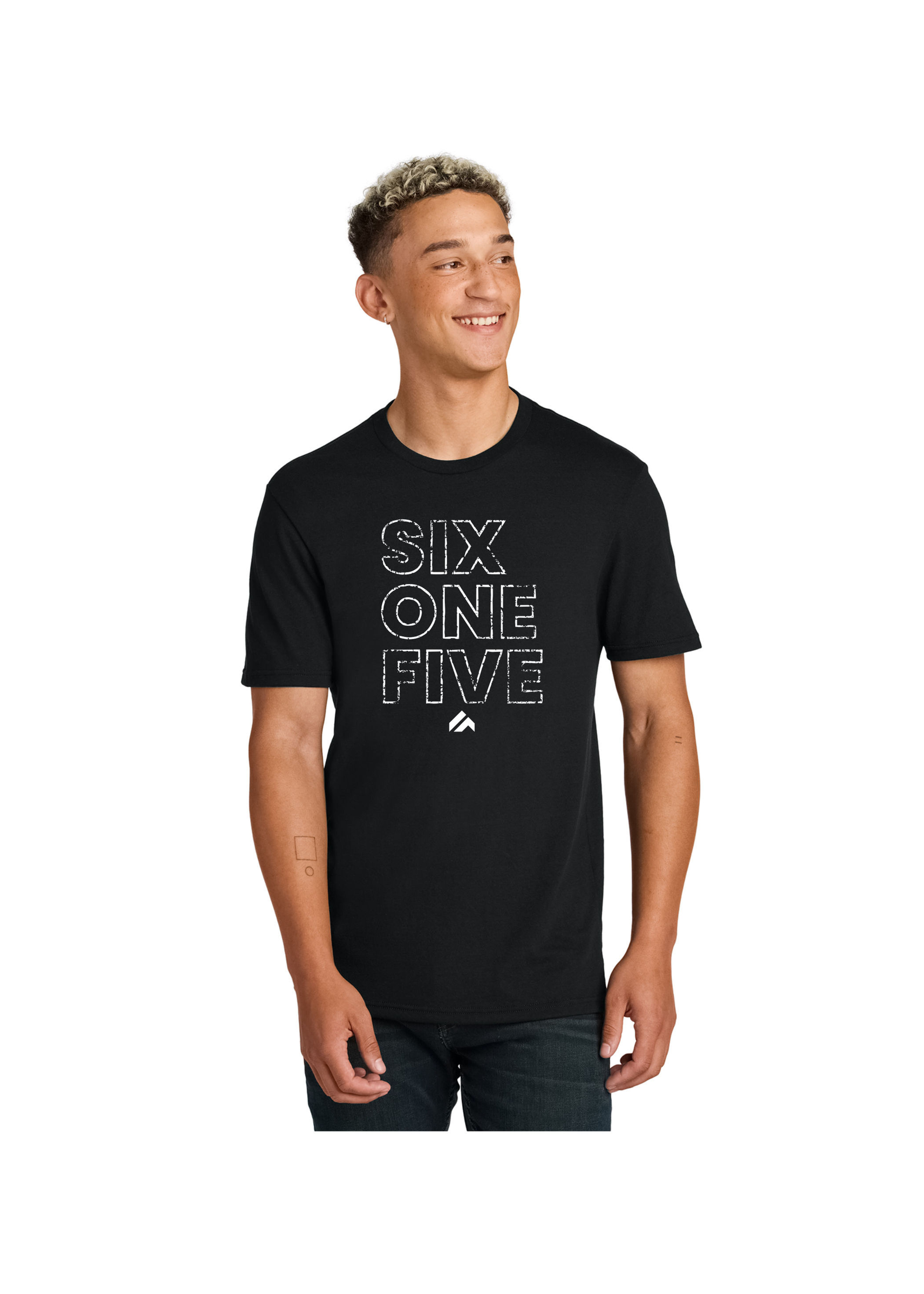 Unisex Recycled Blend Tee SIXONEFIVE Distressed