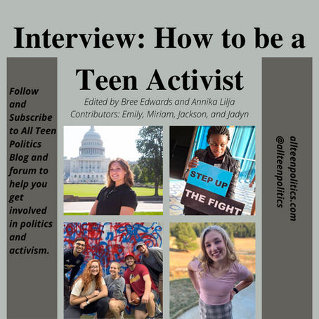 Interview: How to be a Teen Activist - Breanna Edwards