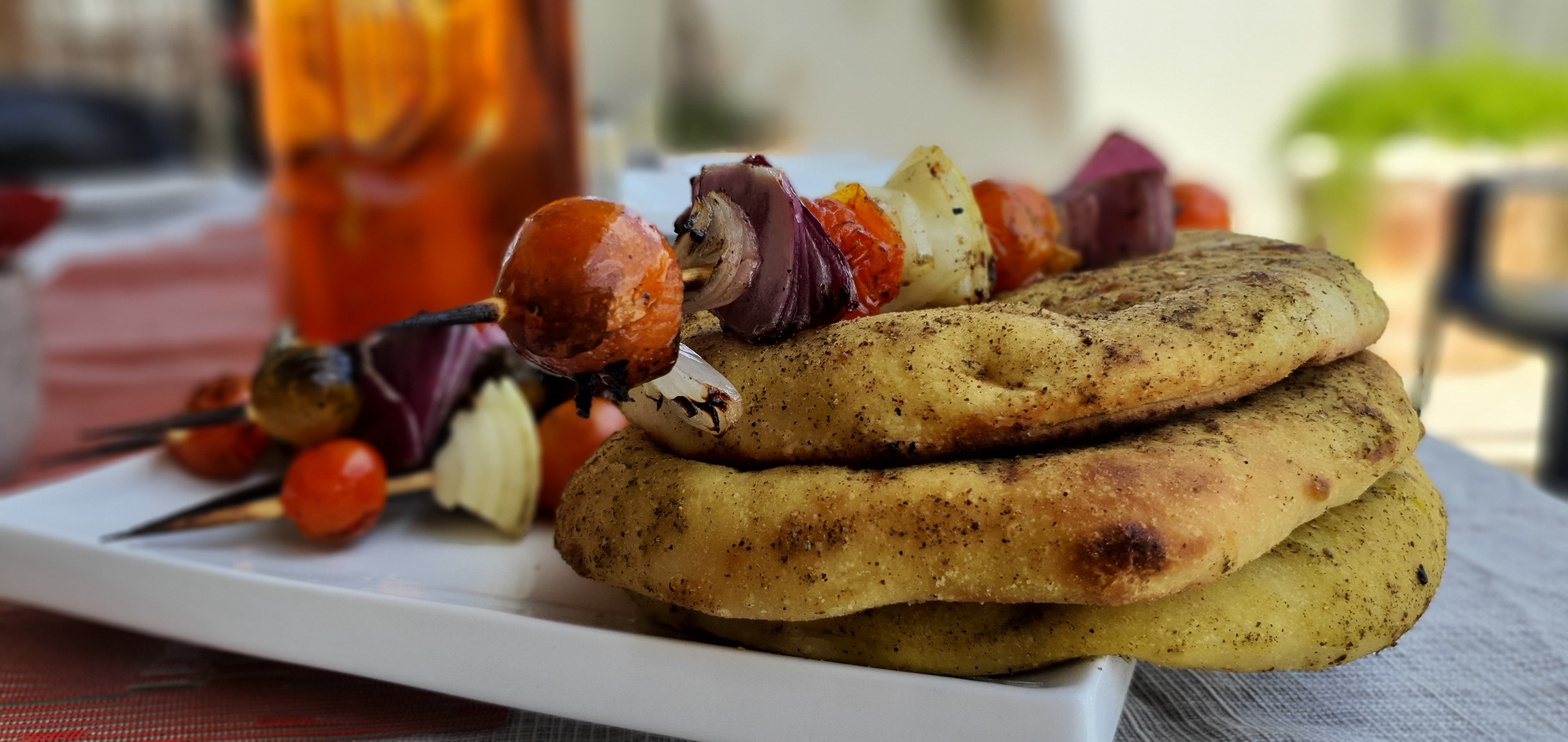 Arranged Food and Objects