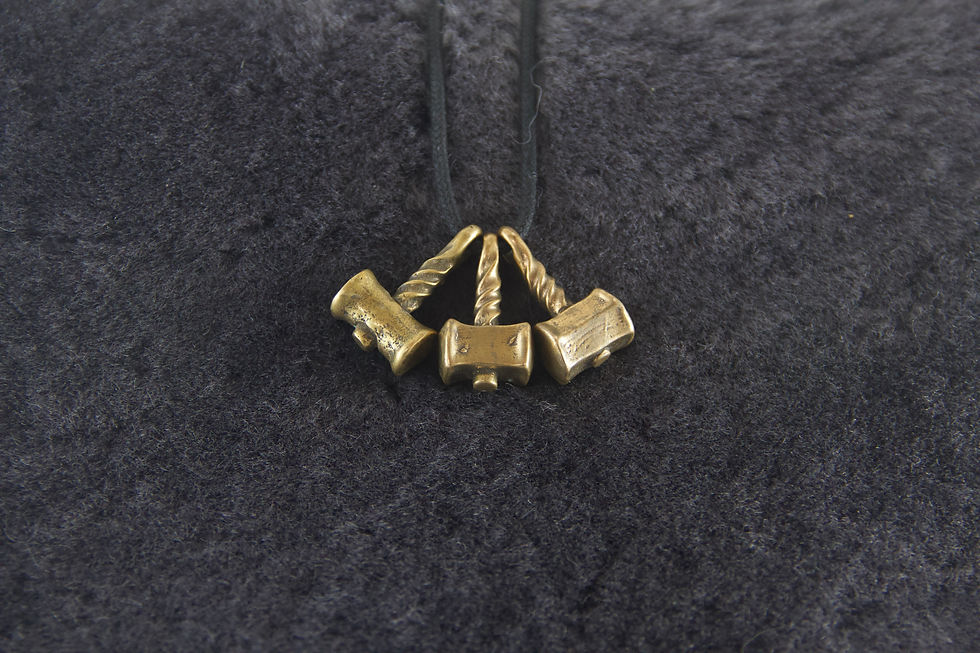 Thumbnail: Mini Round Hammer in Bronze
