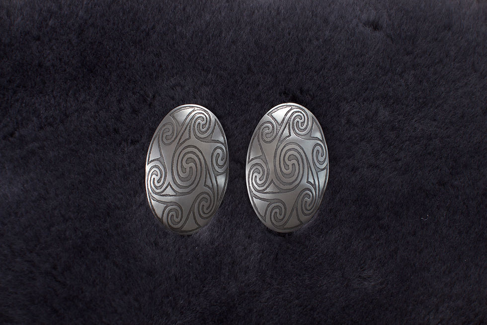 Thumbnail: 7 Spiral Turtle Brooch Set