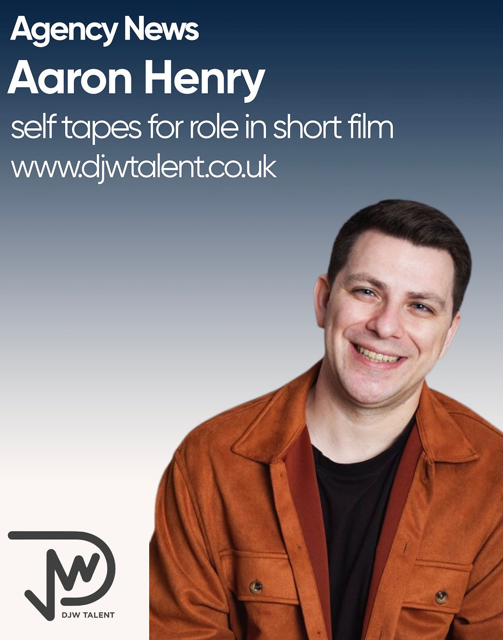 Aaron Henry self tapes for short film