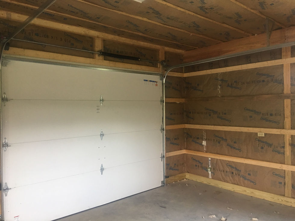 Insulated Pole Barn Interior