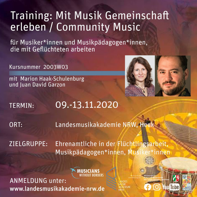 Training: Mit Musik Gemeinschaft erleben / Community Music