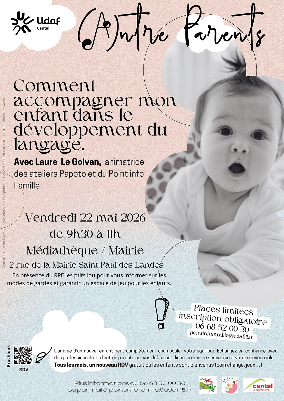 (A)ntre Parents : Comment accompagner mon enfant dans le développement du langage.