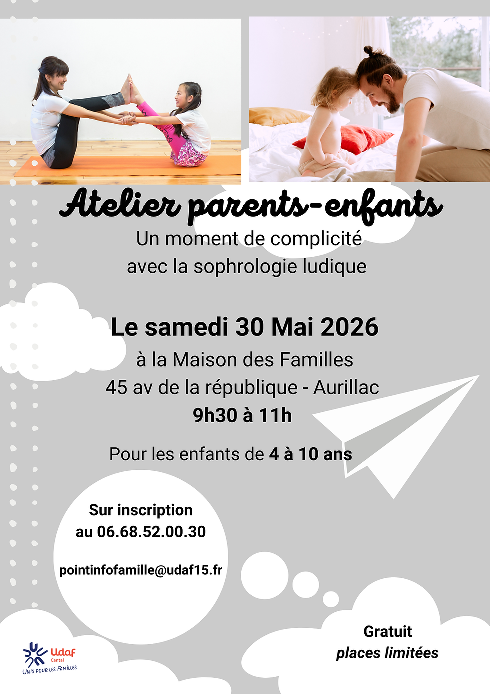 [ATELIER PARENTS/ENFANTS] Un moment de complicité avec la sophrologie ludique