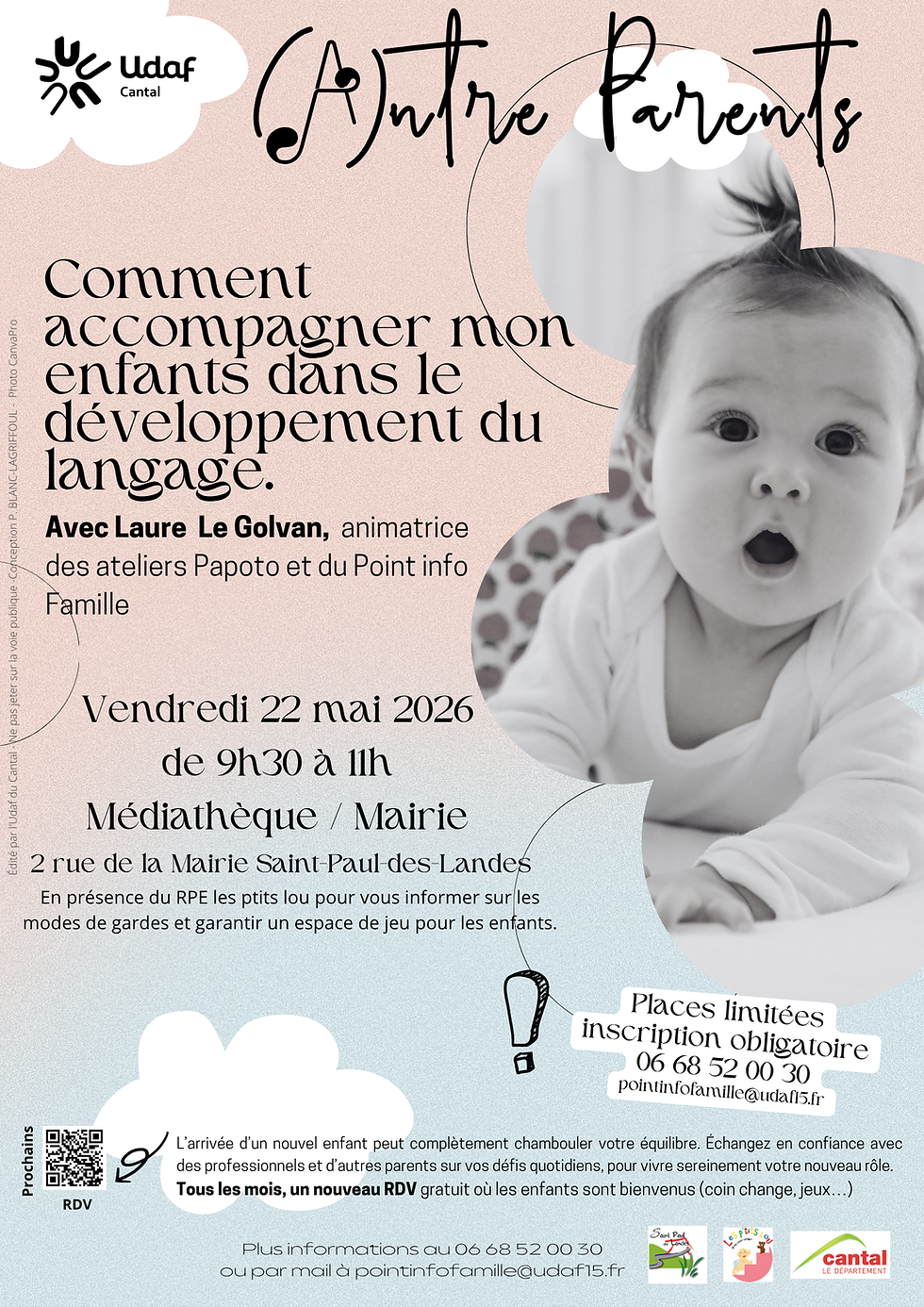 (A)ntre Parents : Comment accompagner mon enfants dans le développement du langage.