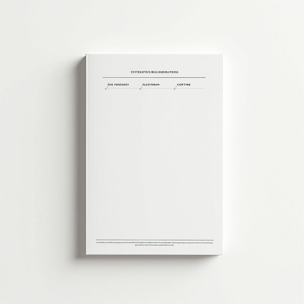 Operations Checklist Template
