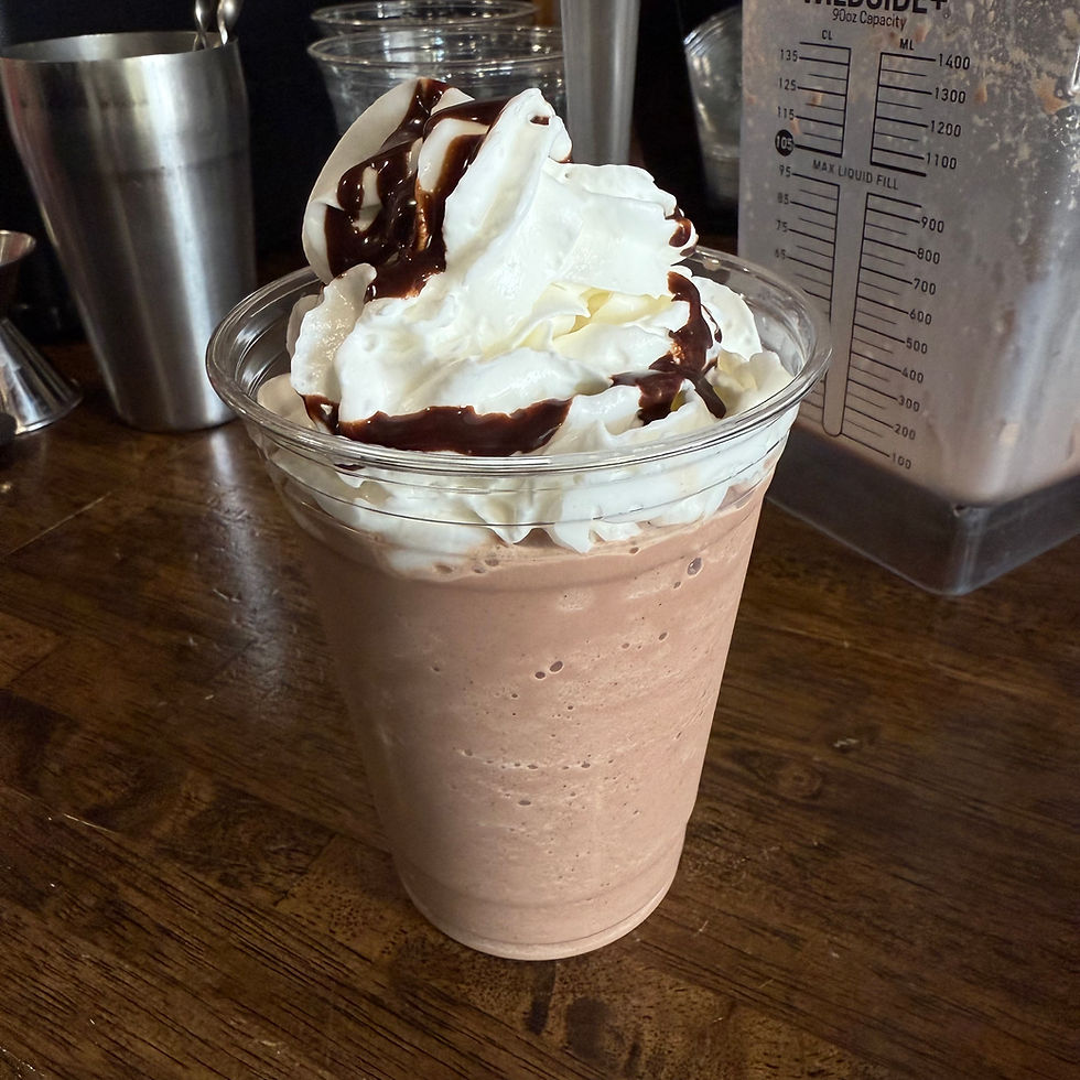 chocolate coffee at Perks