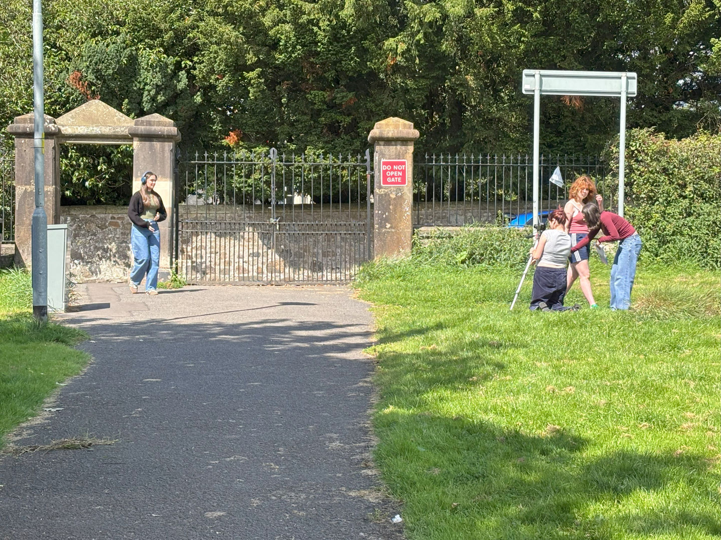 Filming Scene Four