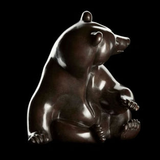 michel-bassompierre-sculpture-bronze-ours-gorille-dinard