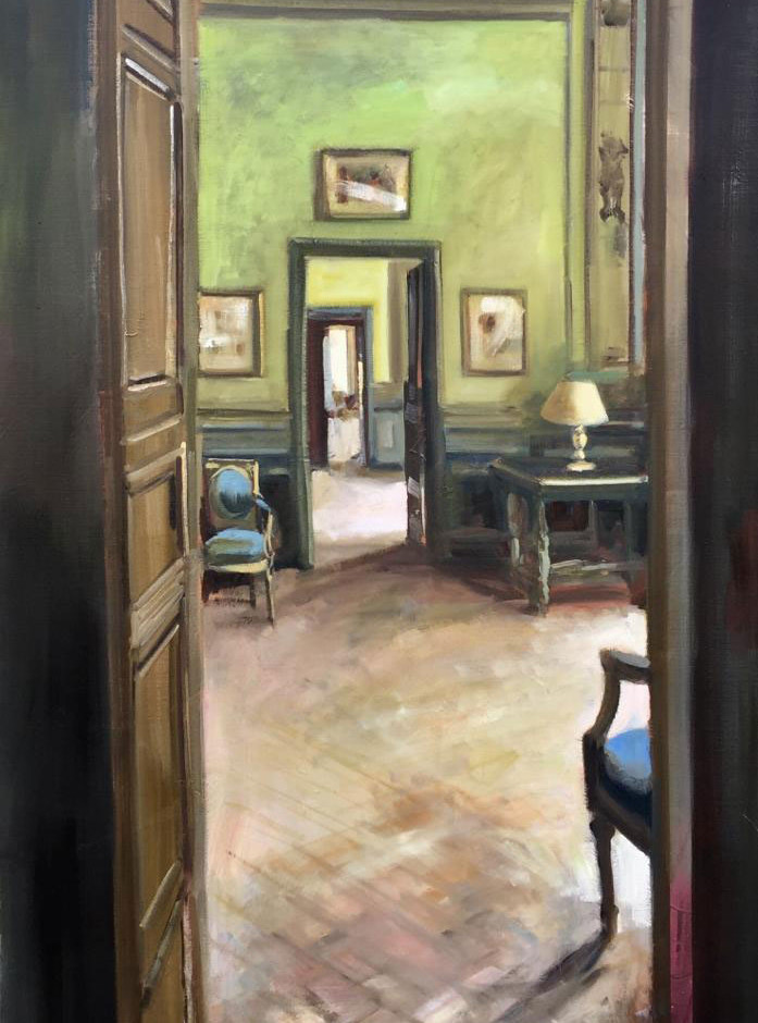 DEBUSSCHERE : Au Palais Farnèse à Rome