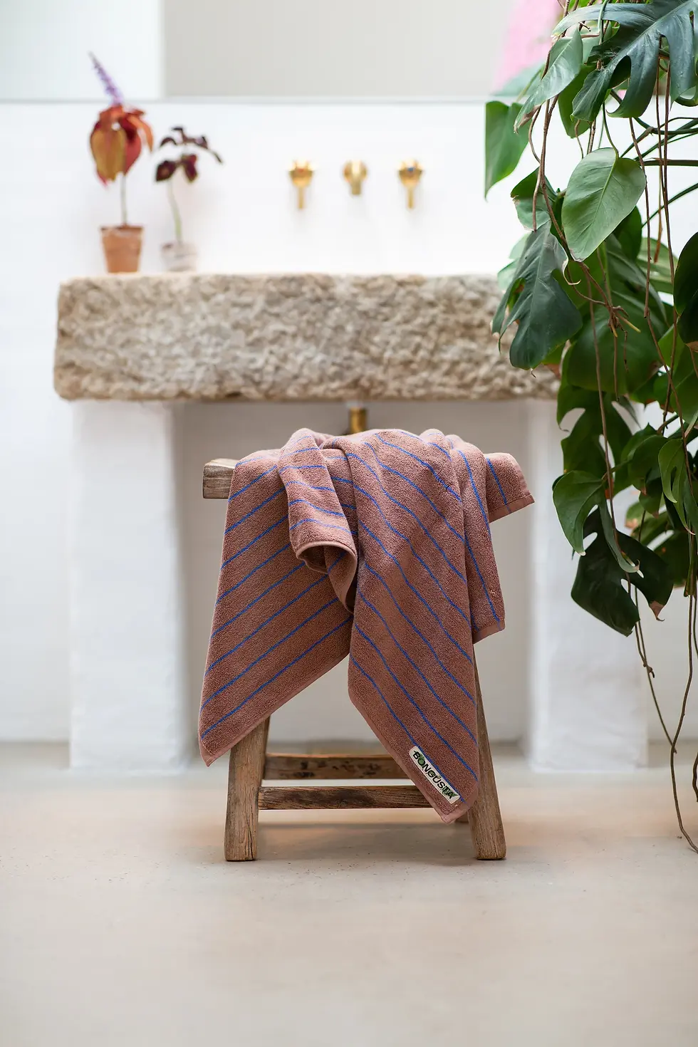 BONGUSTA CAMEL & ULTRAMARINE • towel