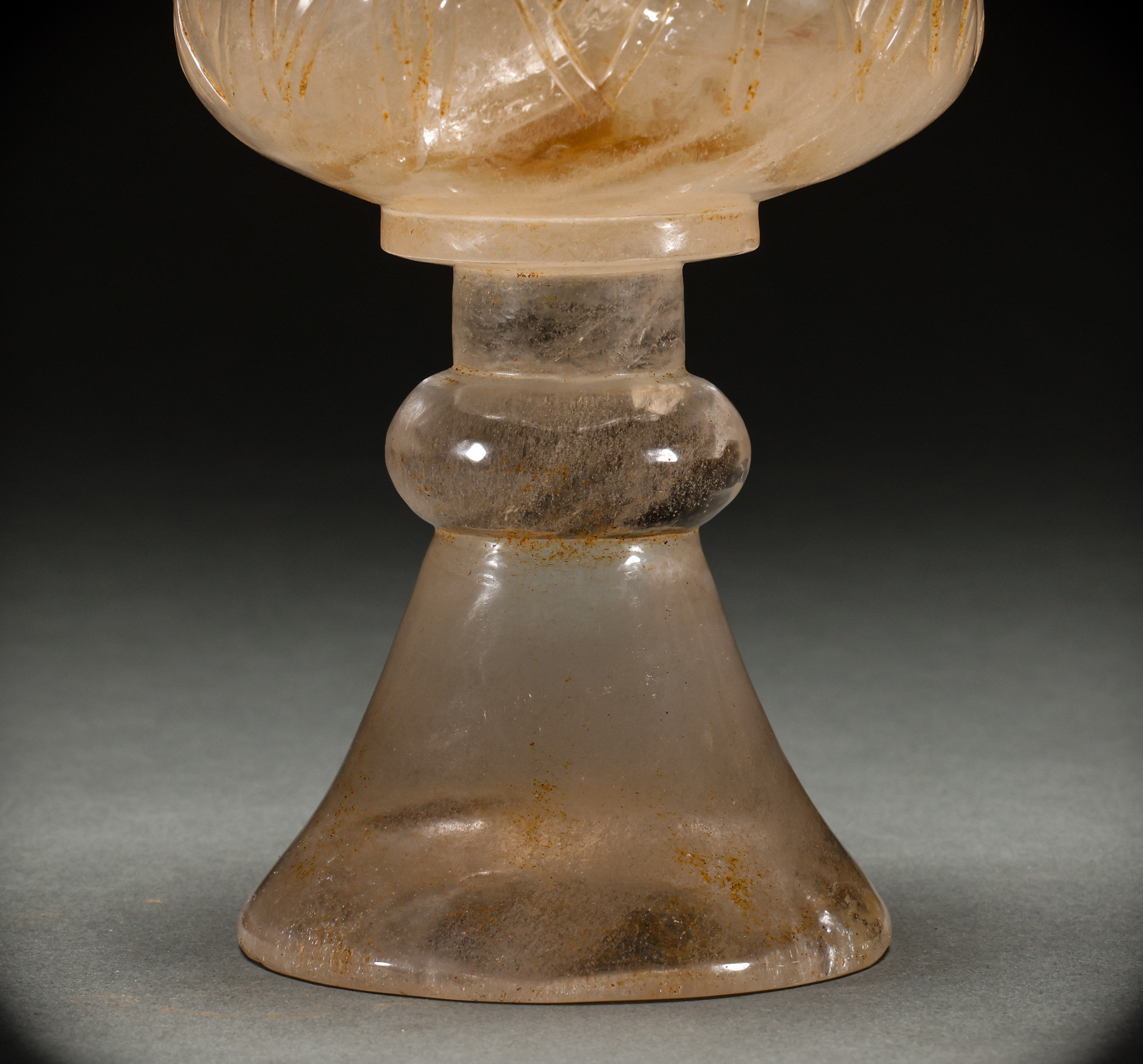 Crystal Boshan Incense Burner, Qing Style