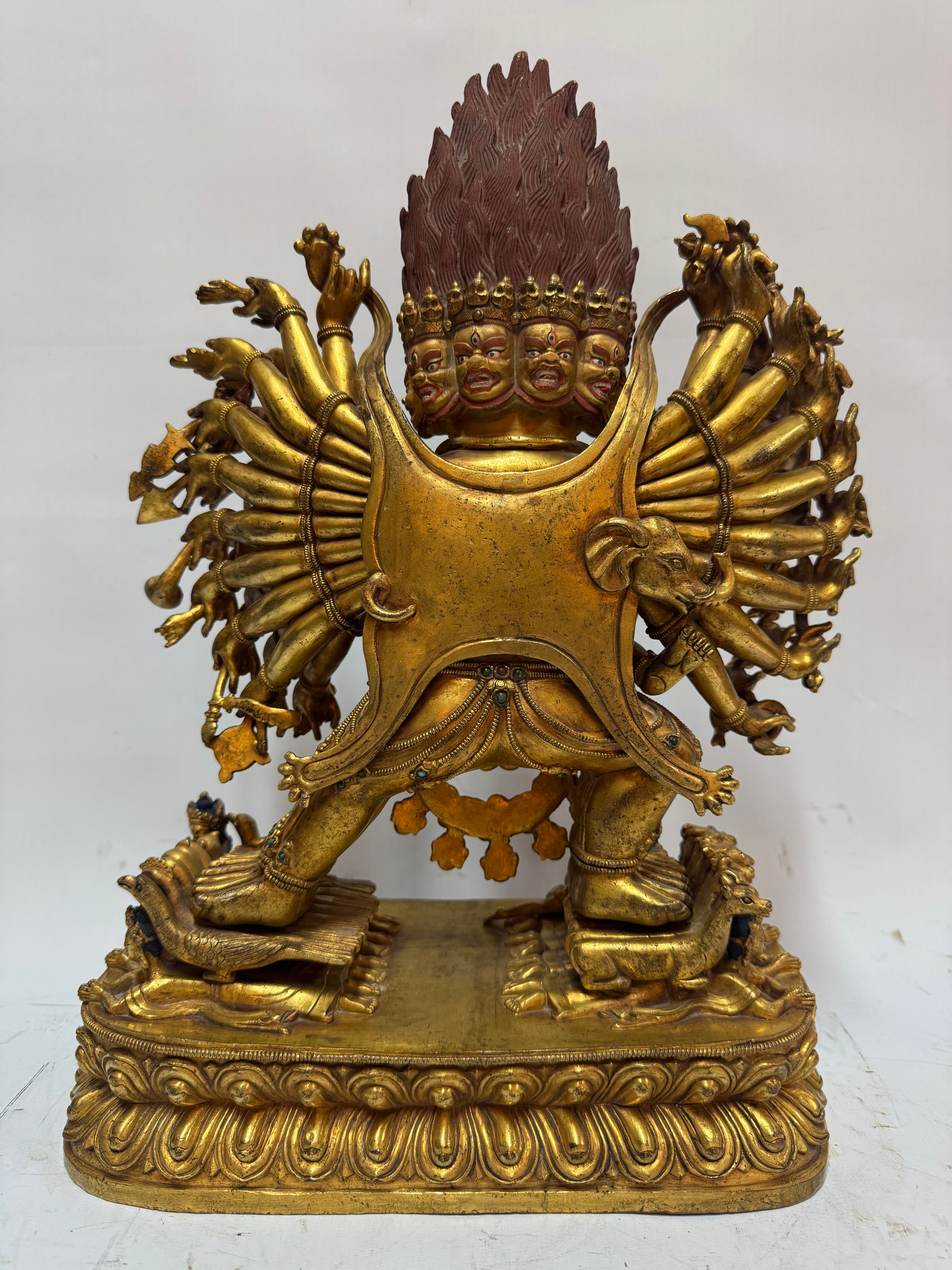 Gilt Bronze Figure of Yamantaka (Vajrabhairava), Ming Style