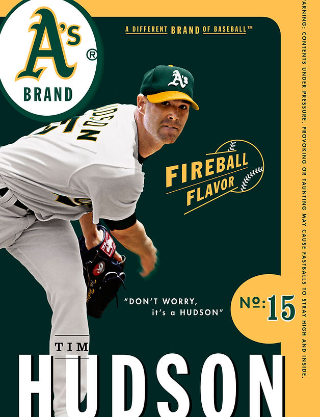 Oakland A's Tim Hudson advertisement