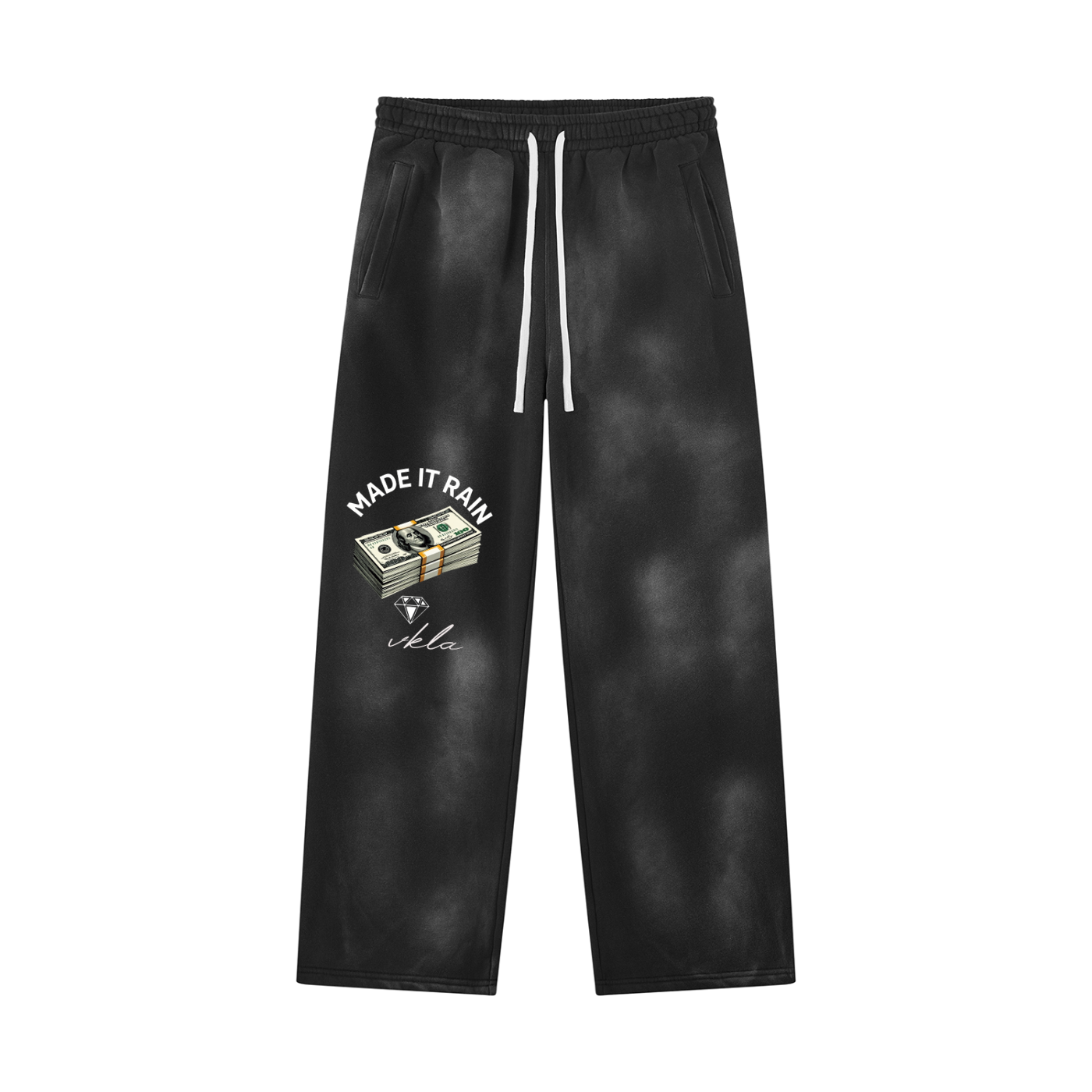 VKLA Unisex Sunfade Wide Leg Fleece Sweatpants