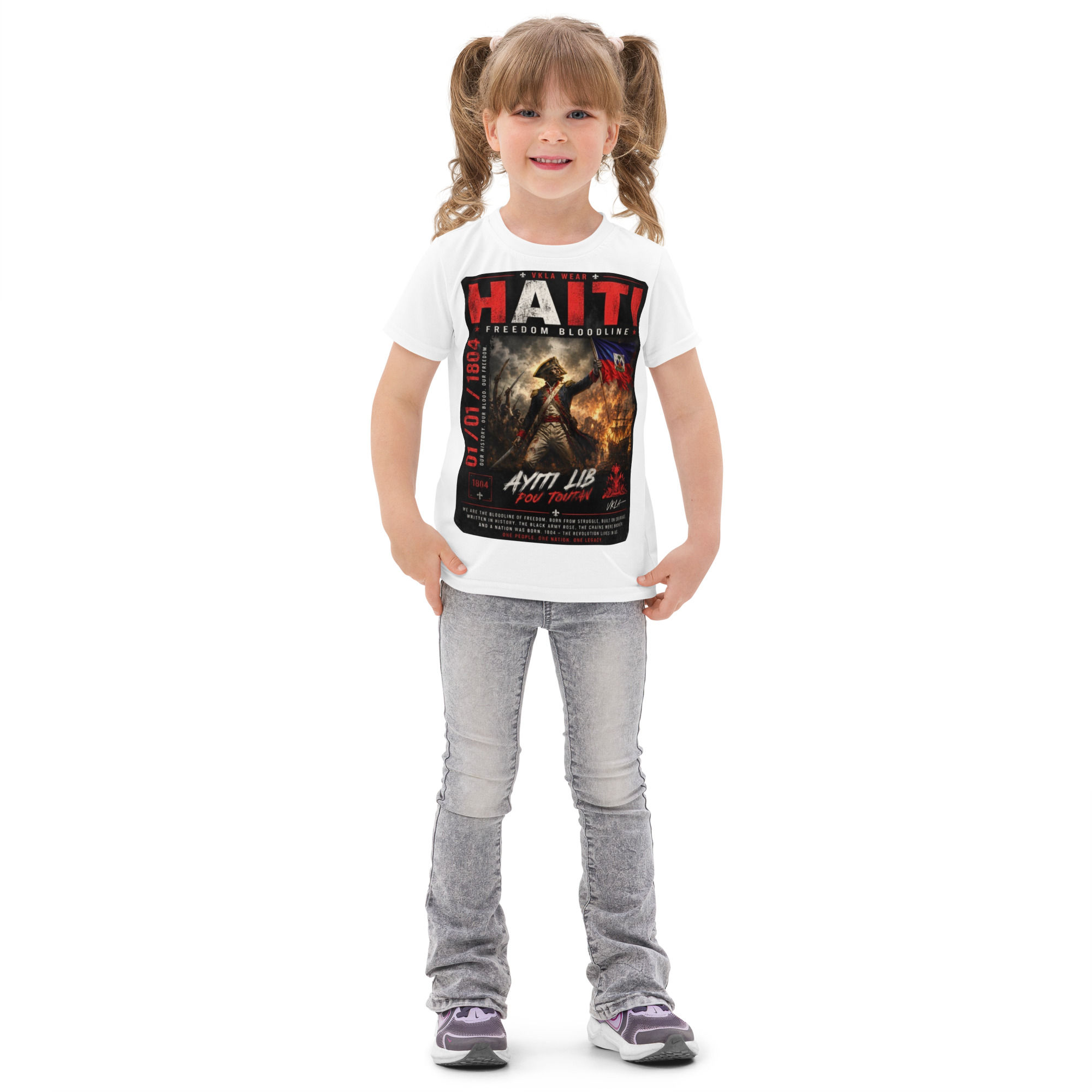 Kids cotton crew neck t-shirt