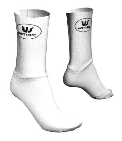 Aerosocks wit/zwart/blauw