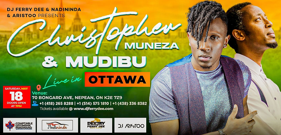 CHRISTOPHER MUNEZA AND MUDIBU LIVE IN OTTAWA