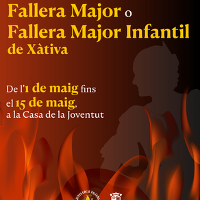 Publicat el termini de presentació de candidatures a Fallera Major de Xàtiva 2025