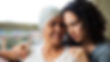 elderly woman with a puppy