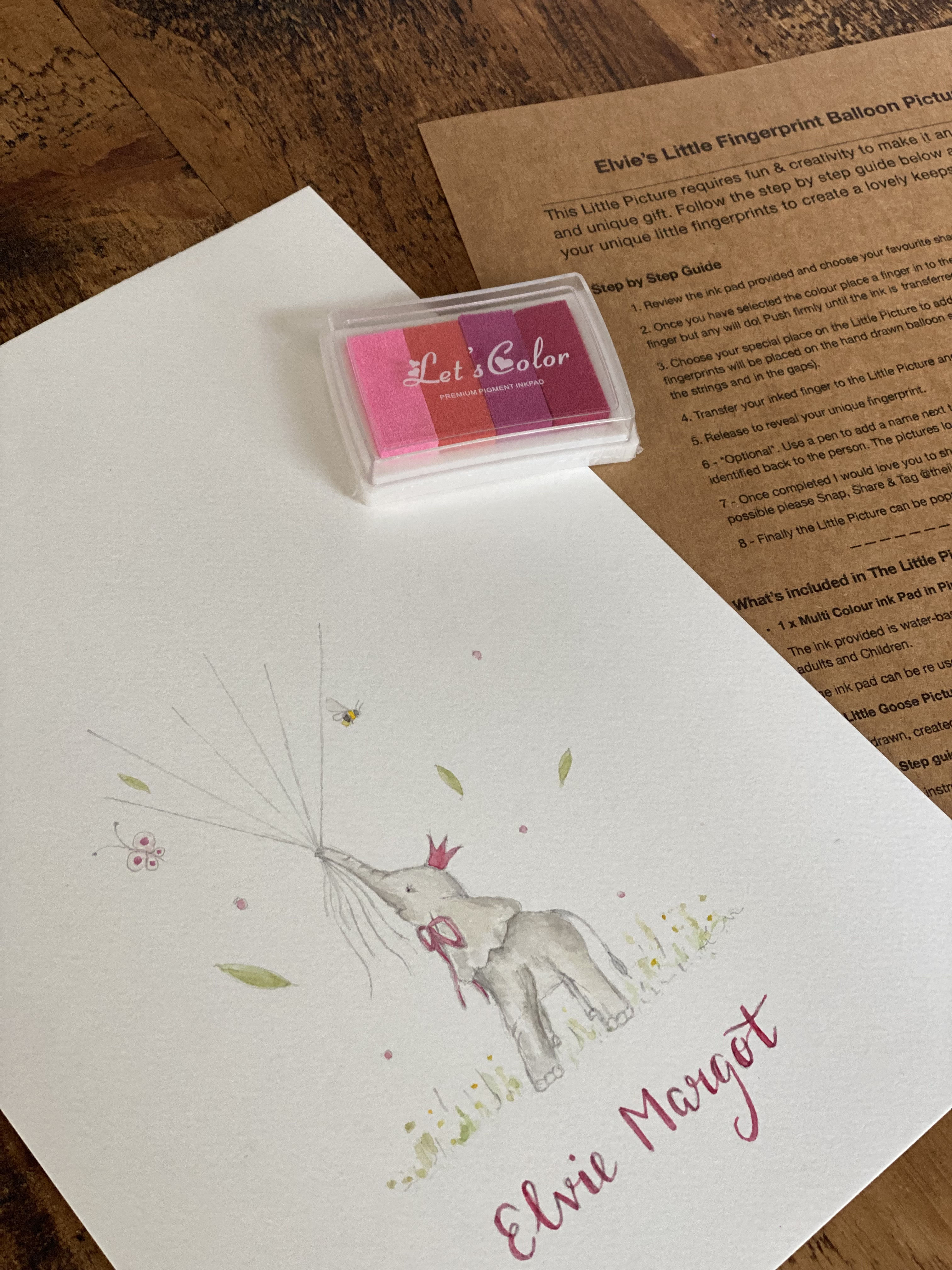 The Little Elephant Picture Making Kit