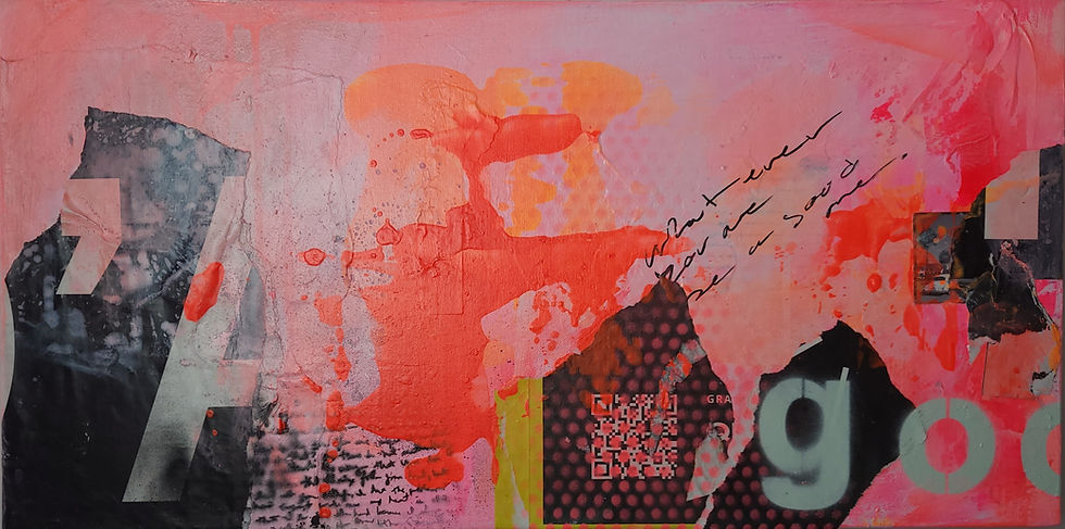 WHAT EVER YOU ARE Art Abstrait Urbain Par Alexandra Lev Art