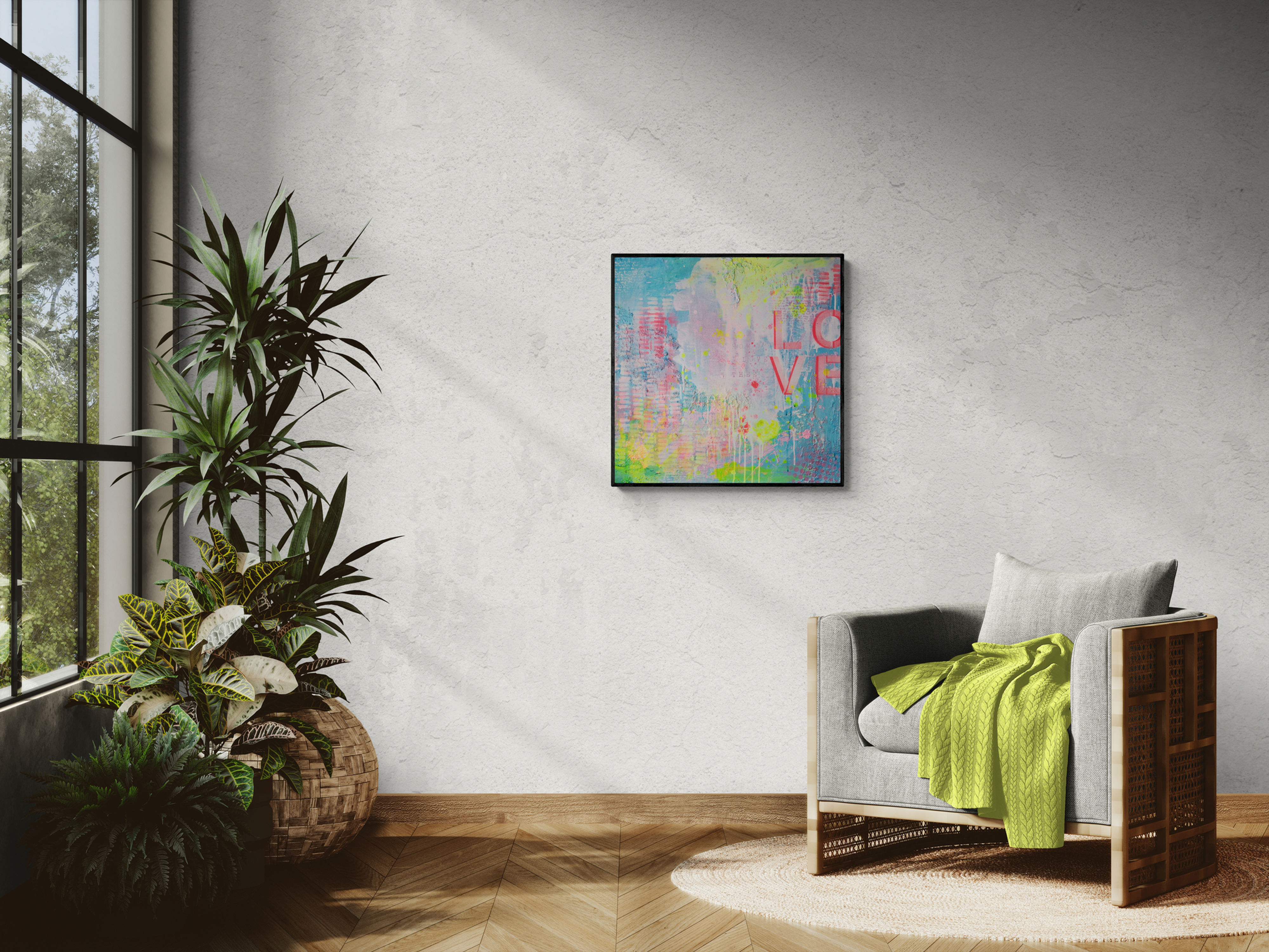 LOVE - Impression giclée sur toile Par Alexandra Lev Art