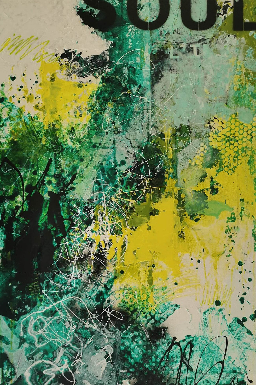 MY SOUL Art abstrait par Alexandra lev Art