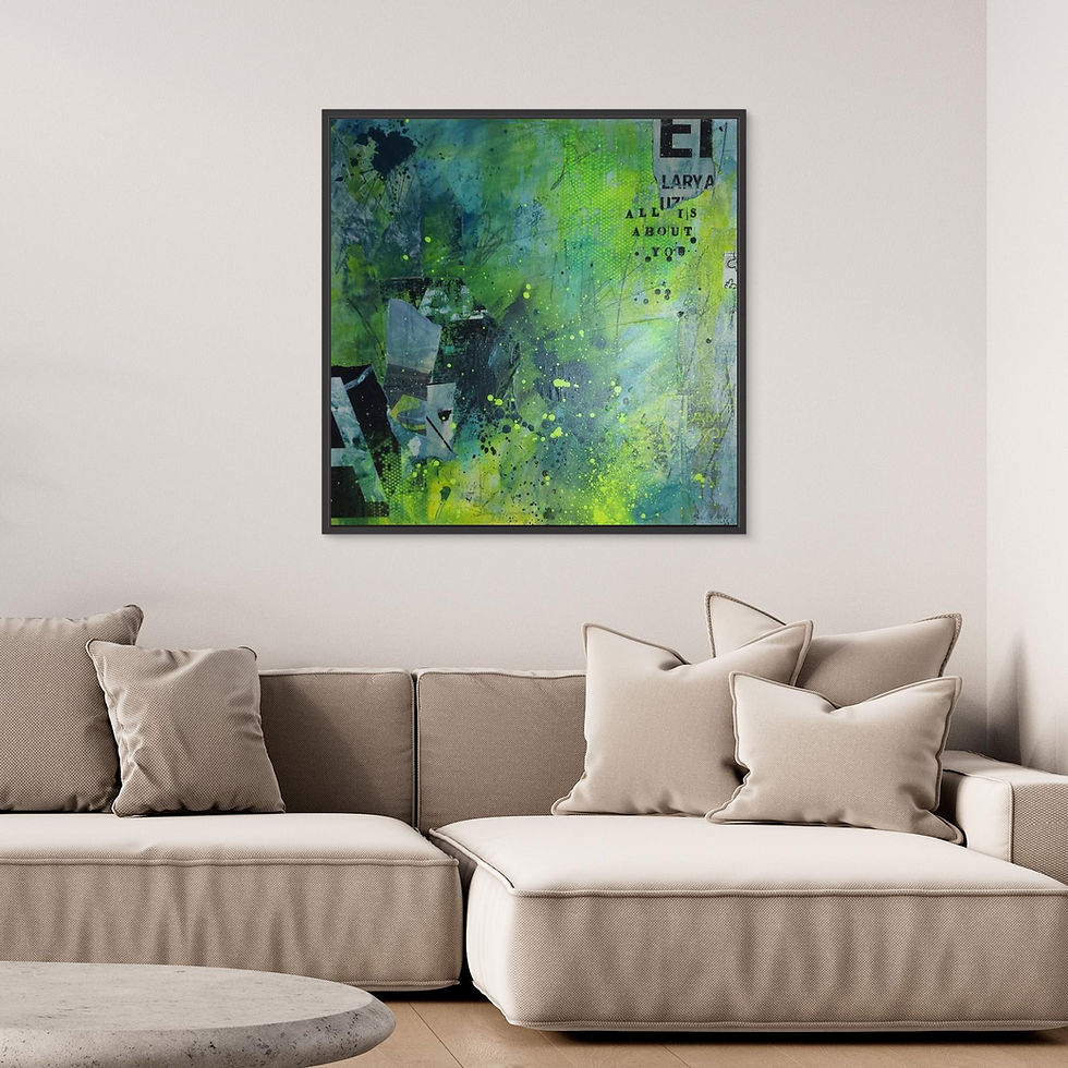 ALL IS ABOUT YOU Impression giclée sur toile Par Alexandra Lev Art