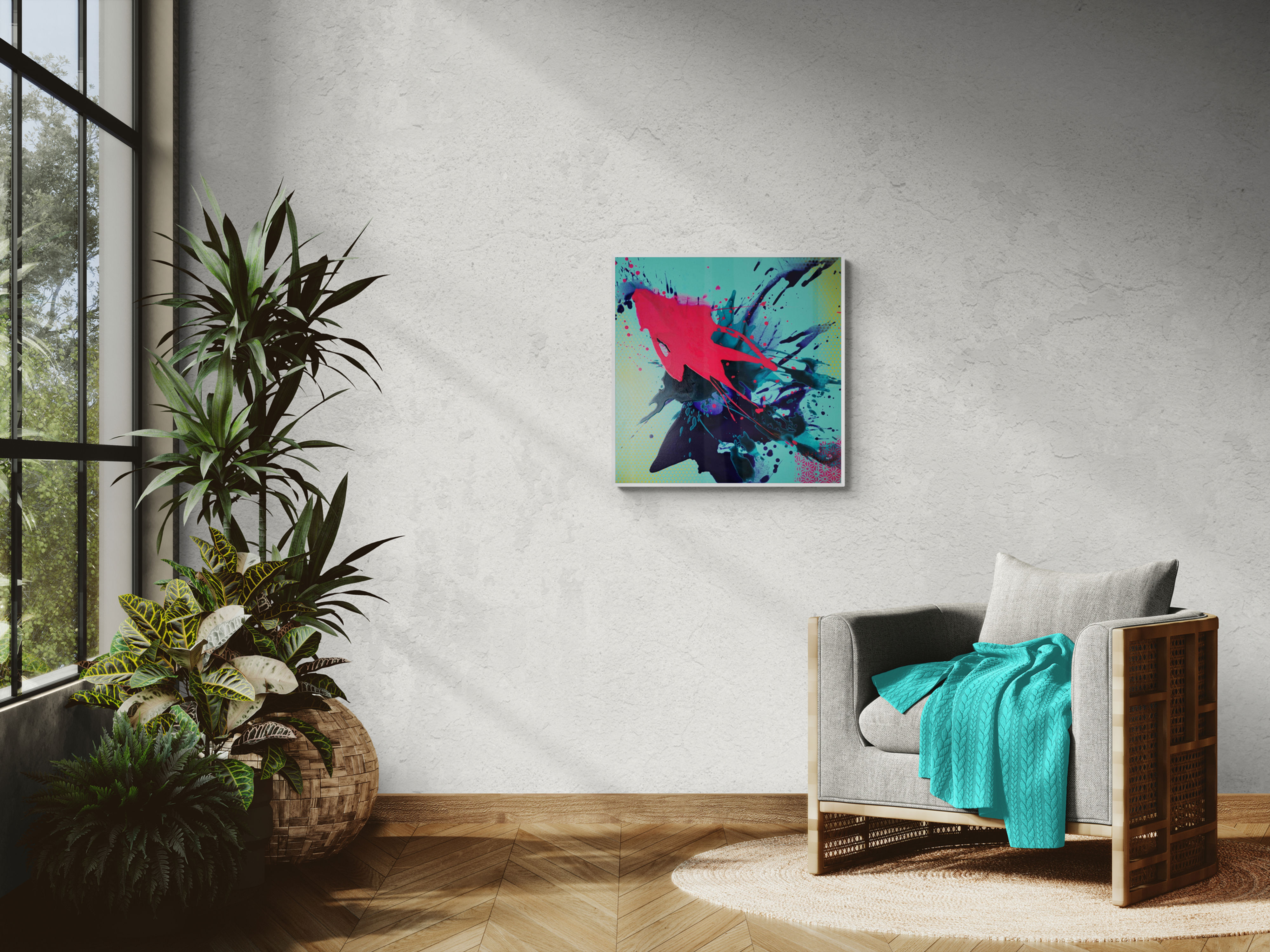 CONTRAST 005 -  Impression giclée sur toile Par Alexandra Lev Art