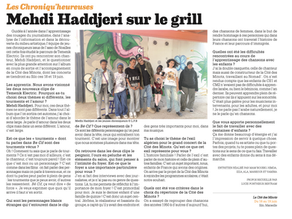 Dernier article des Chroniques Heureuses dans le journal Zebuline 